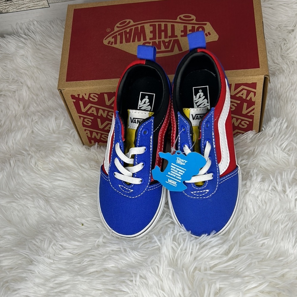 NIB COLOR BLOCK VANS 1 pair - Picture 4 of 7